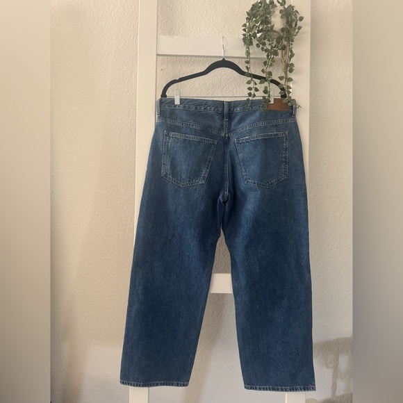 MADEWELL 31P Low Slung Straight Rigid denim NWT petite baggy - Picture 2 of 15